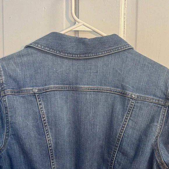LOFT Classic Blue Jean Jacket - Picture 6 of 7
